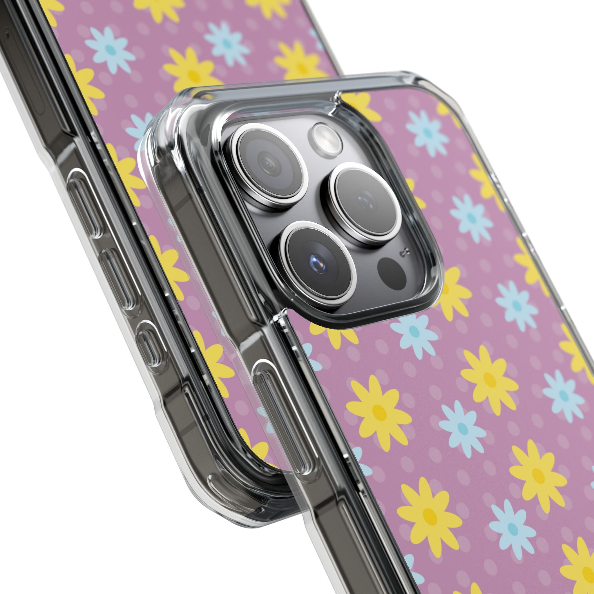 Flower Dots Dance iPhone Case - Impact