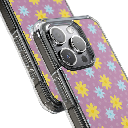 Flower Dots Dance iPhone Case - Impact