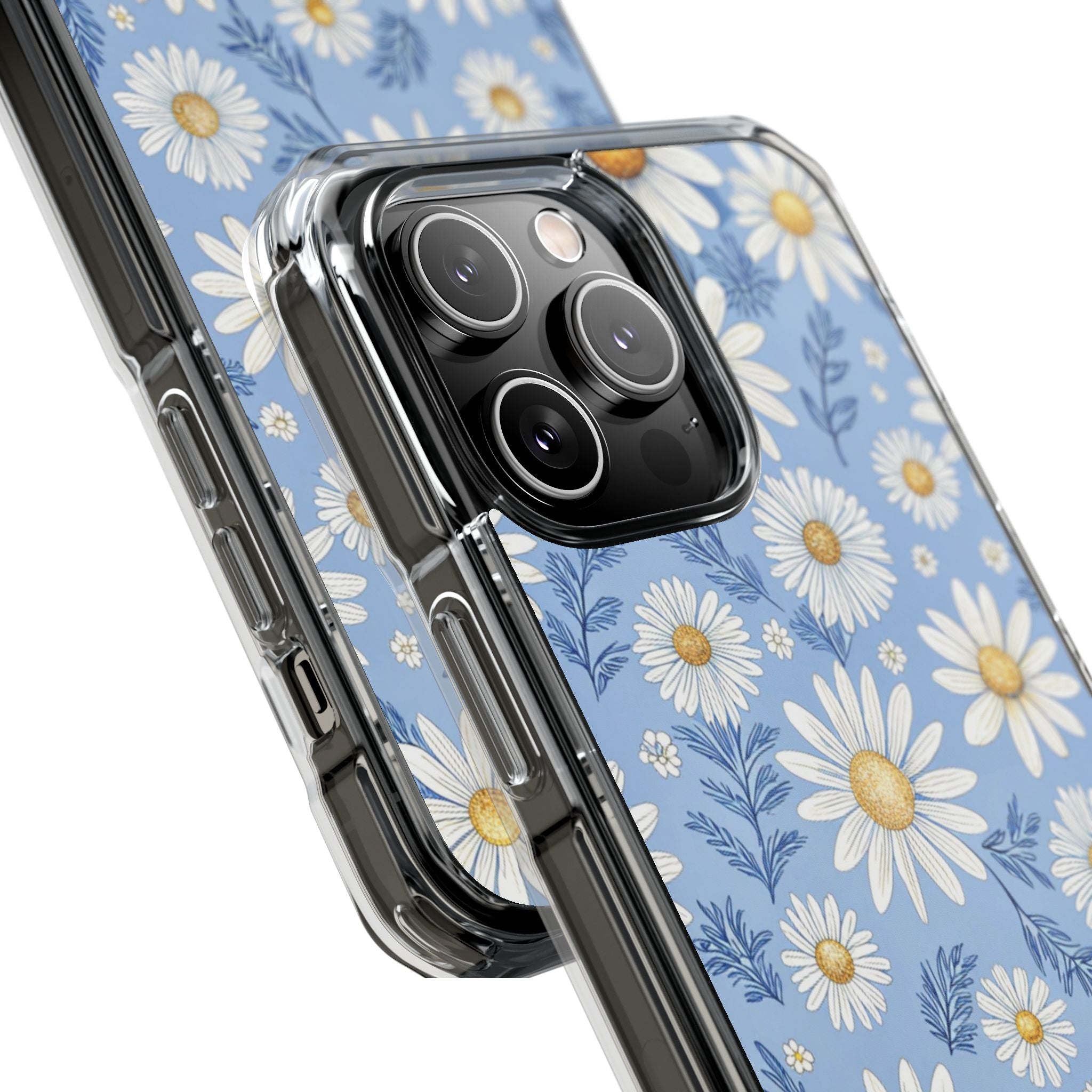 Daisies On Blue iPhone Case - Impact