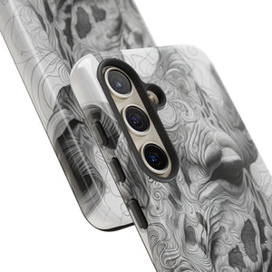 Monochrome Giraffe: Intricate Elegance - For Samsung S24