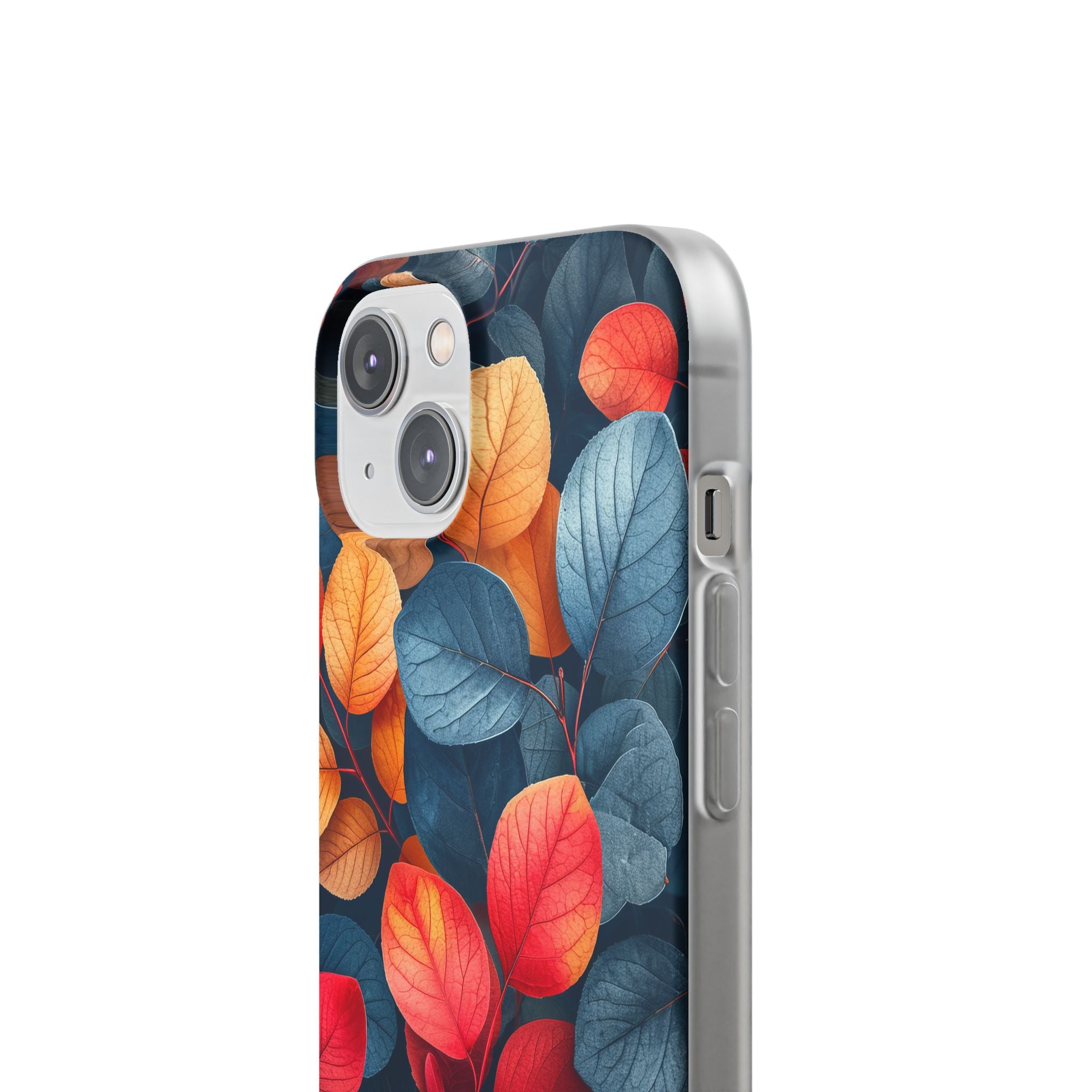 Vibrant Nature Leaves - Flexi iPhone 14 Phone Case