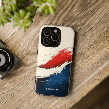 Crimson Sweep iPhone 16 Pro Case - Tough