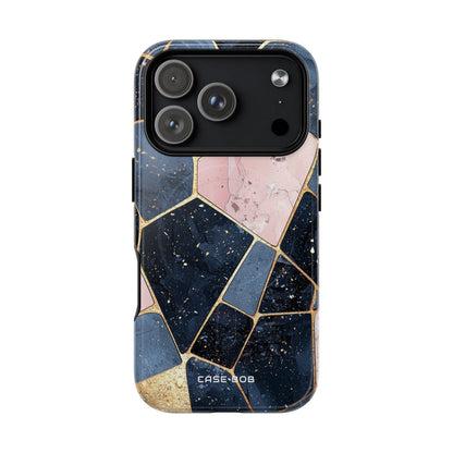 Golden Mosaic iPhone 17 Pro Case - Tough+