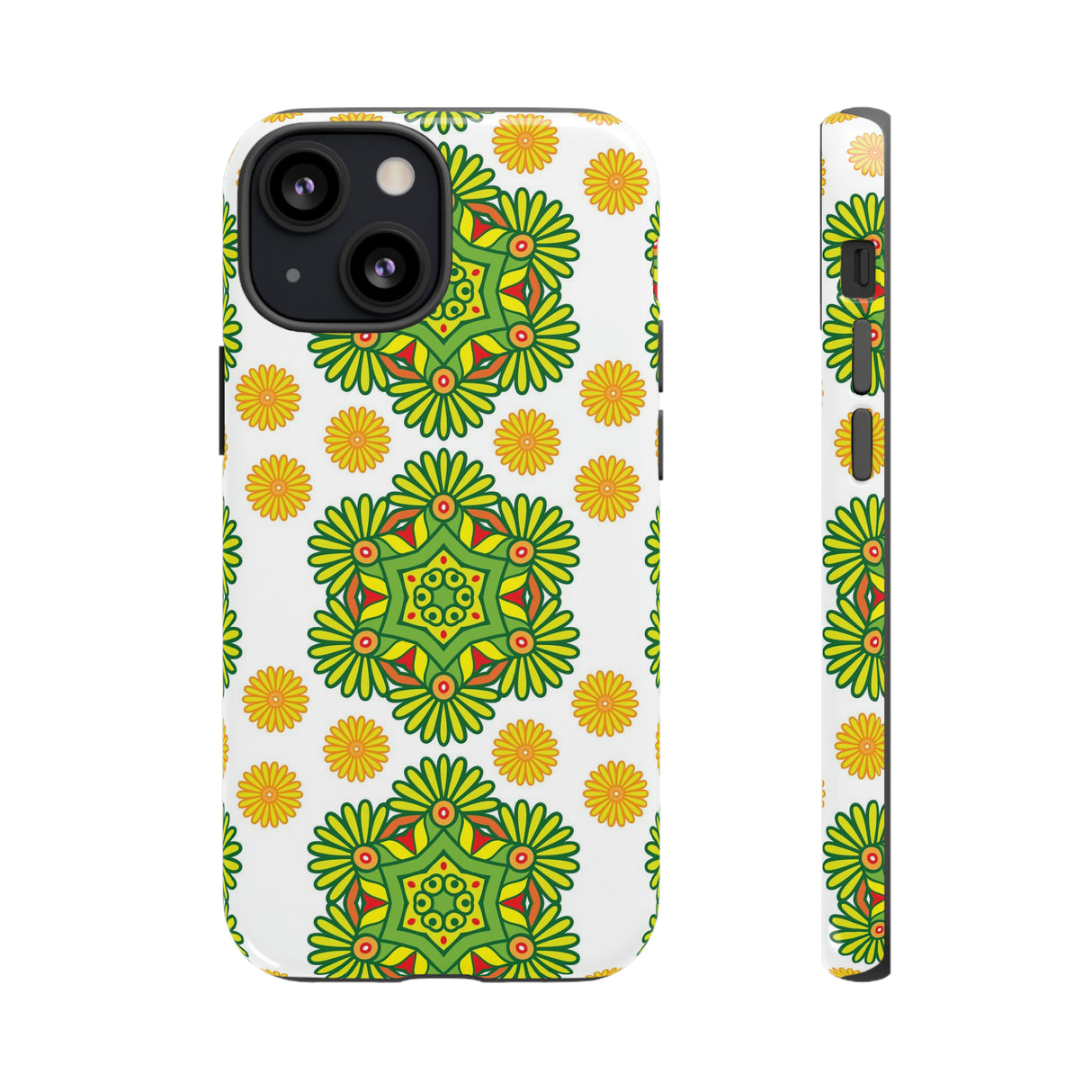 Lime Mandela - Protective Phone Case