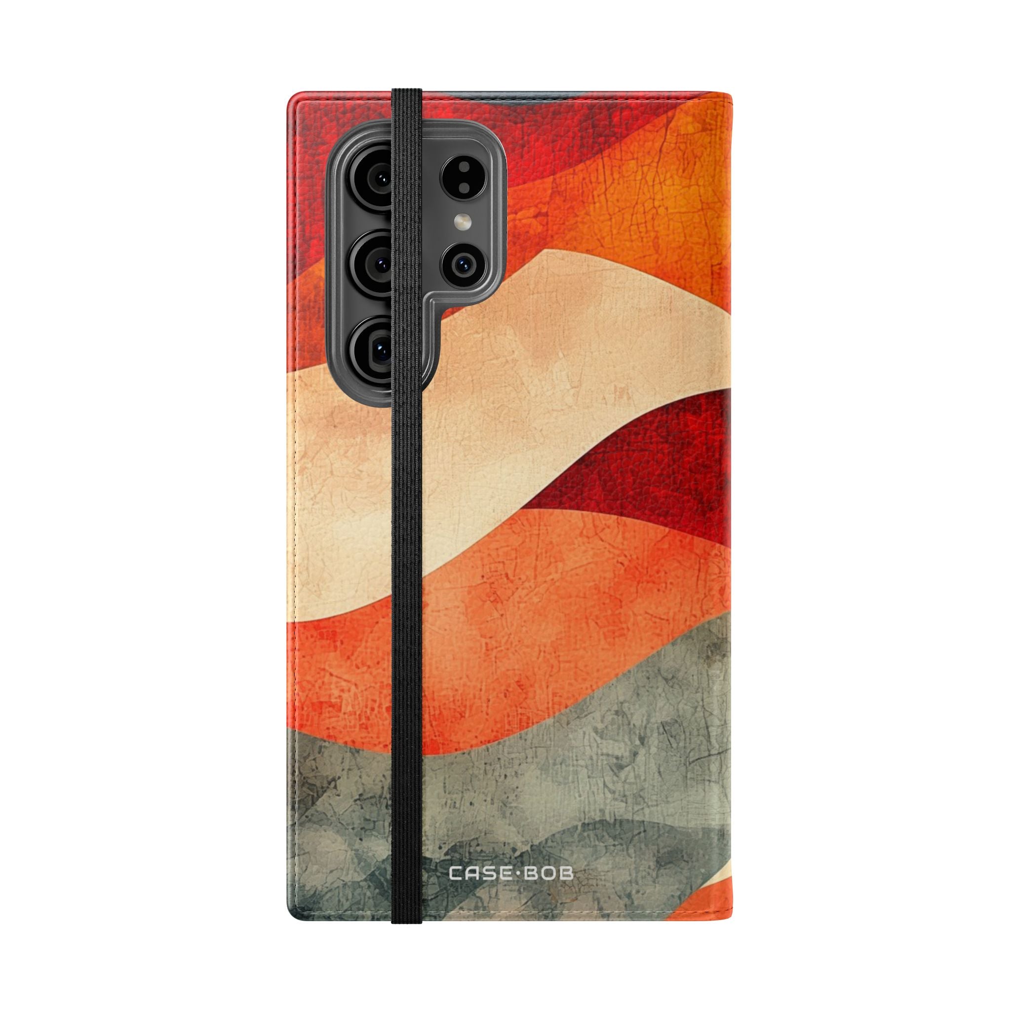 Crimson Ripples - Samsung S23 Ultra Case - Wallet