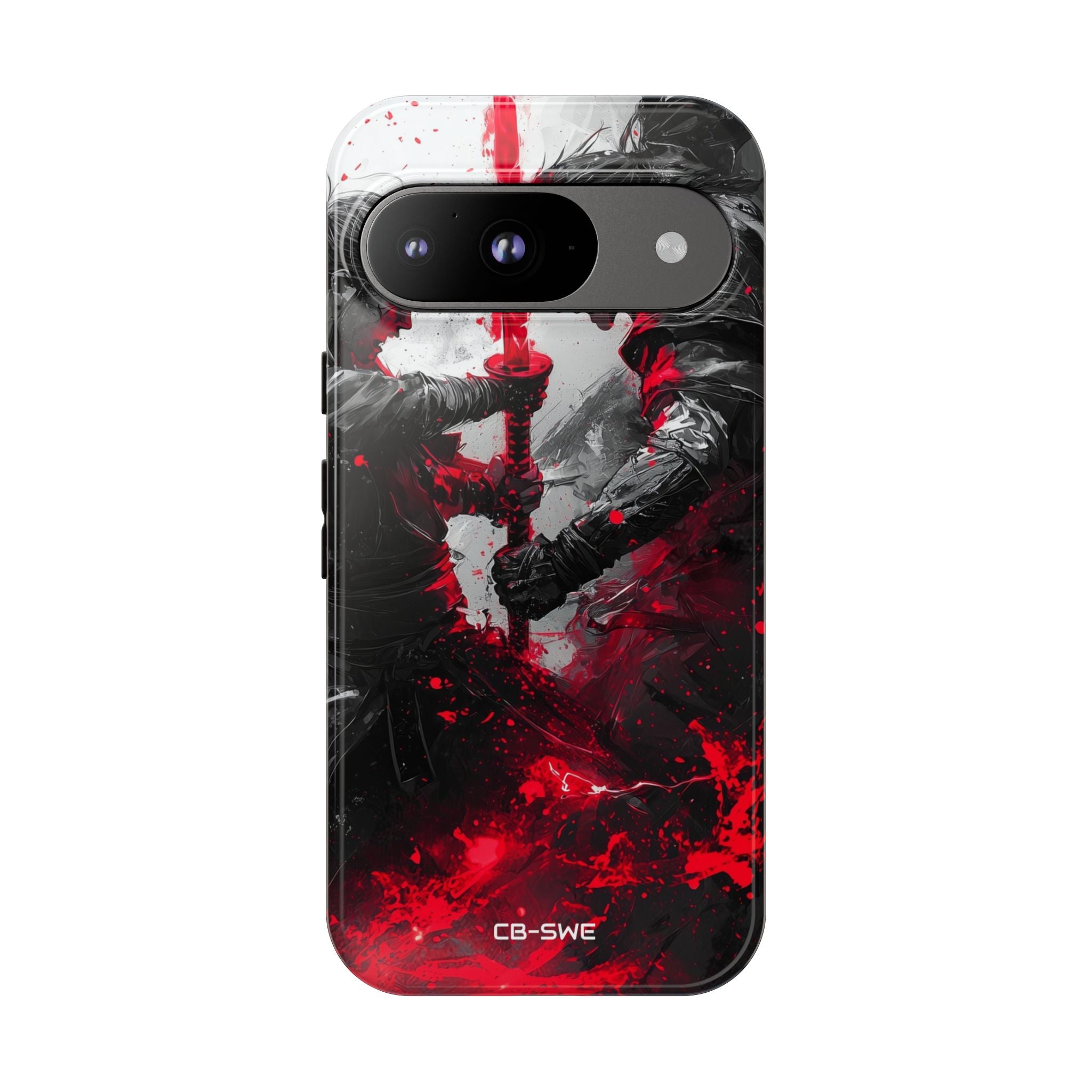 Crimson Blade Clash - Google Pixel Case