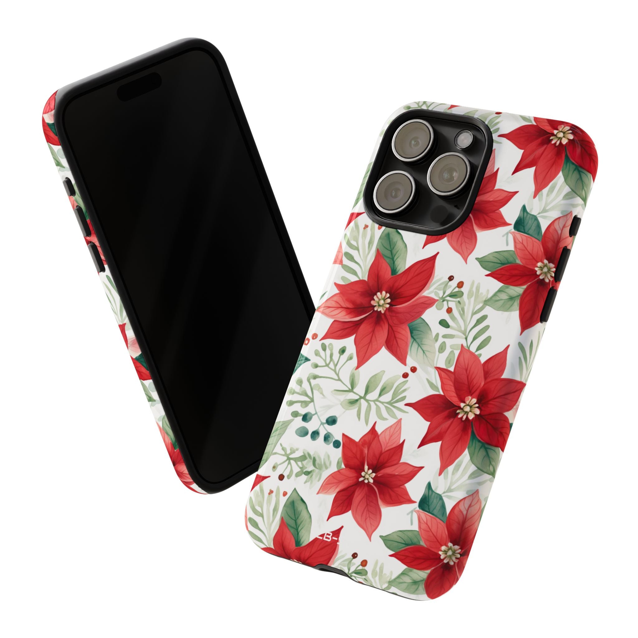 Poinsettias Bloom Bright - iPhone Case
