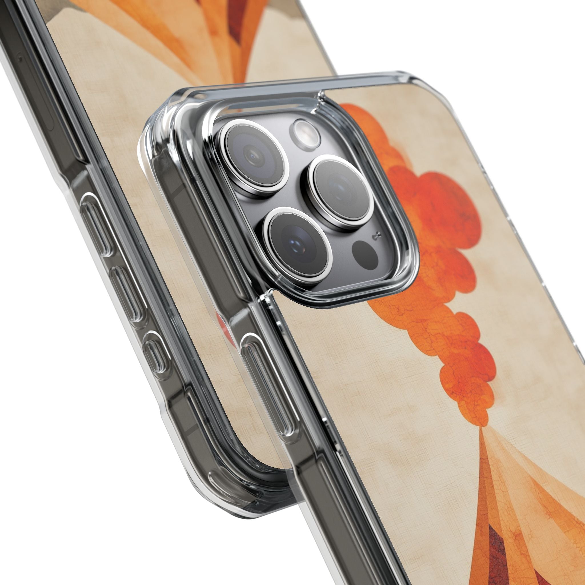 Erupting Heat Waves iPhone Case - Impact