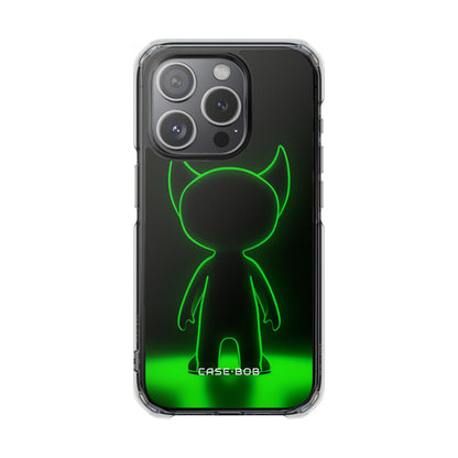 Neon Horned Glow iPhone 15 Pro Case - Impact