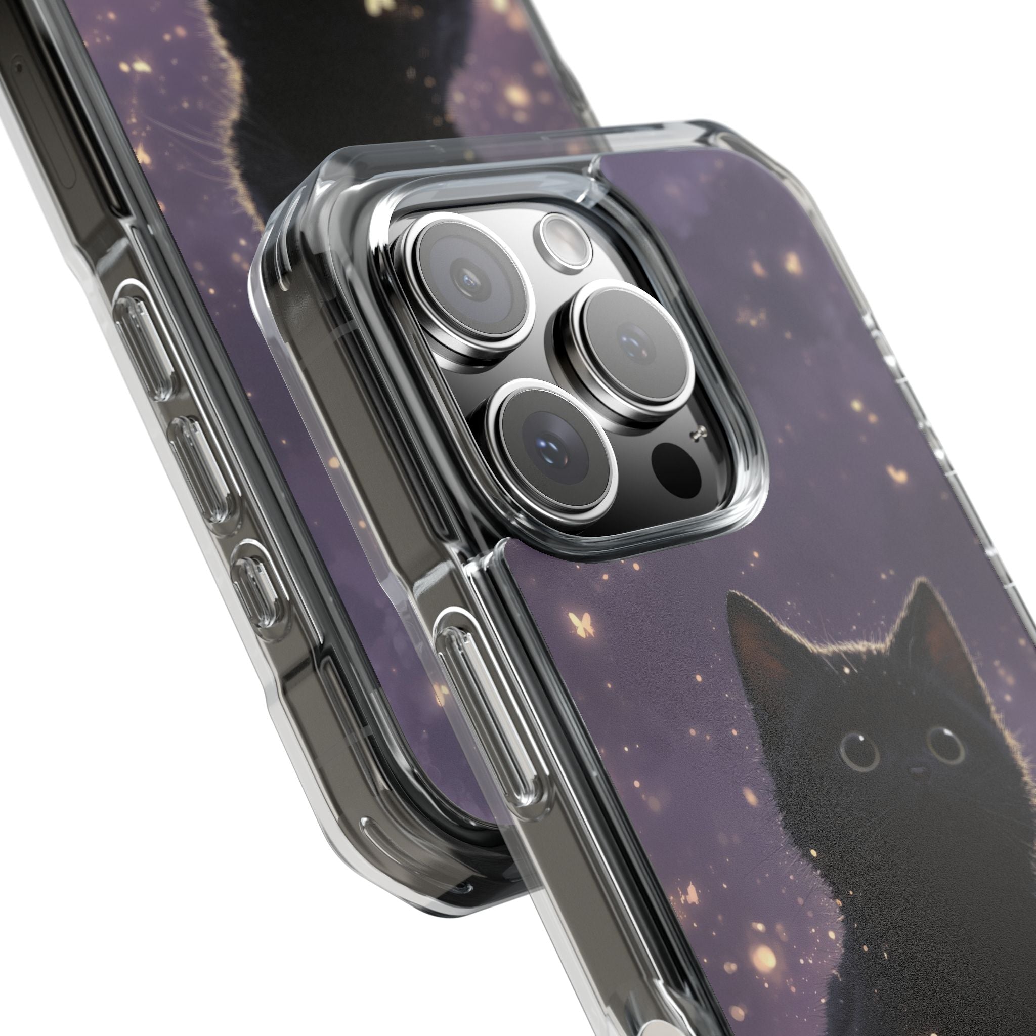 Whimsical Cat Soars iPhone Case - Impact
