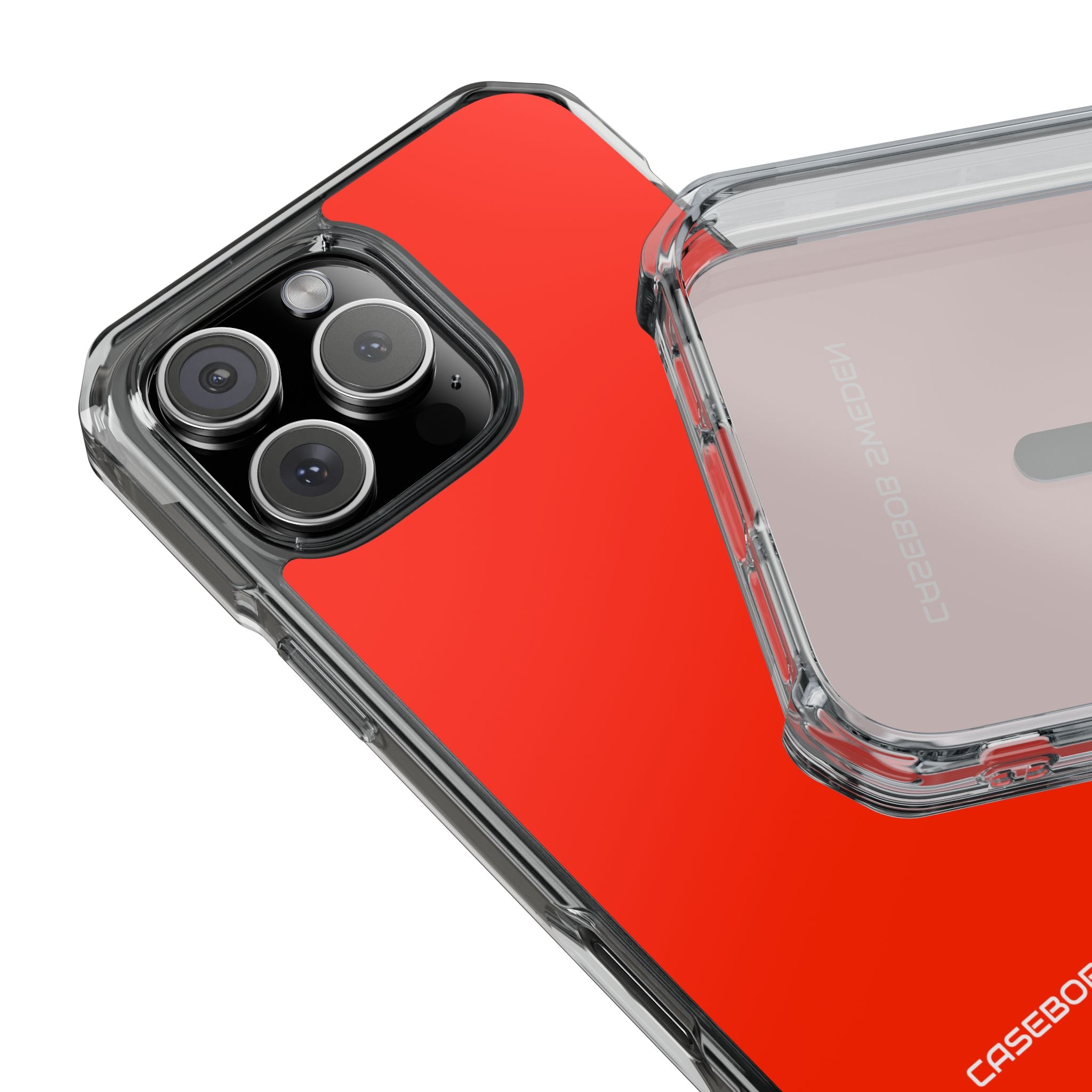 Scarlet Red - Clear Impact iPhone 16 Phone Case