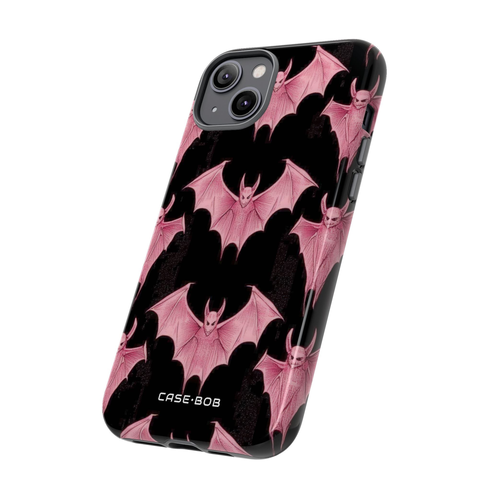 Pink Batwave iPhone 14 Plus Case - Tough