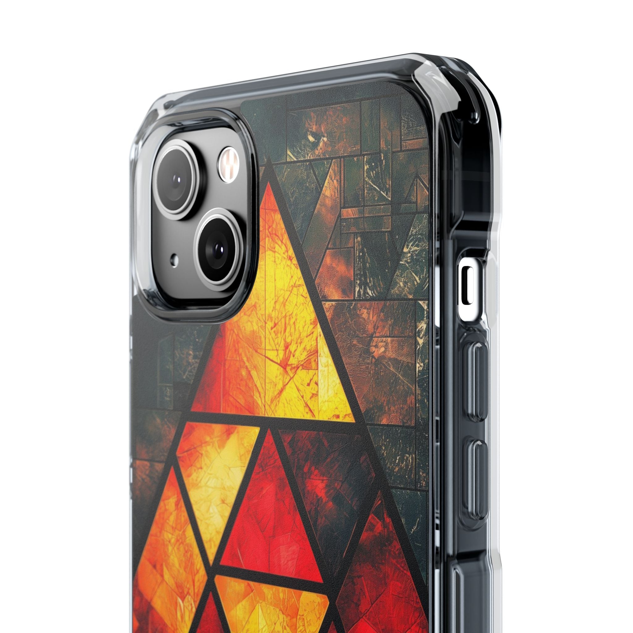 Triangles Illuminate Warmth iPhone Case - Impact