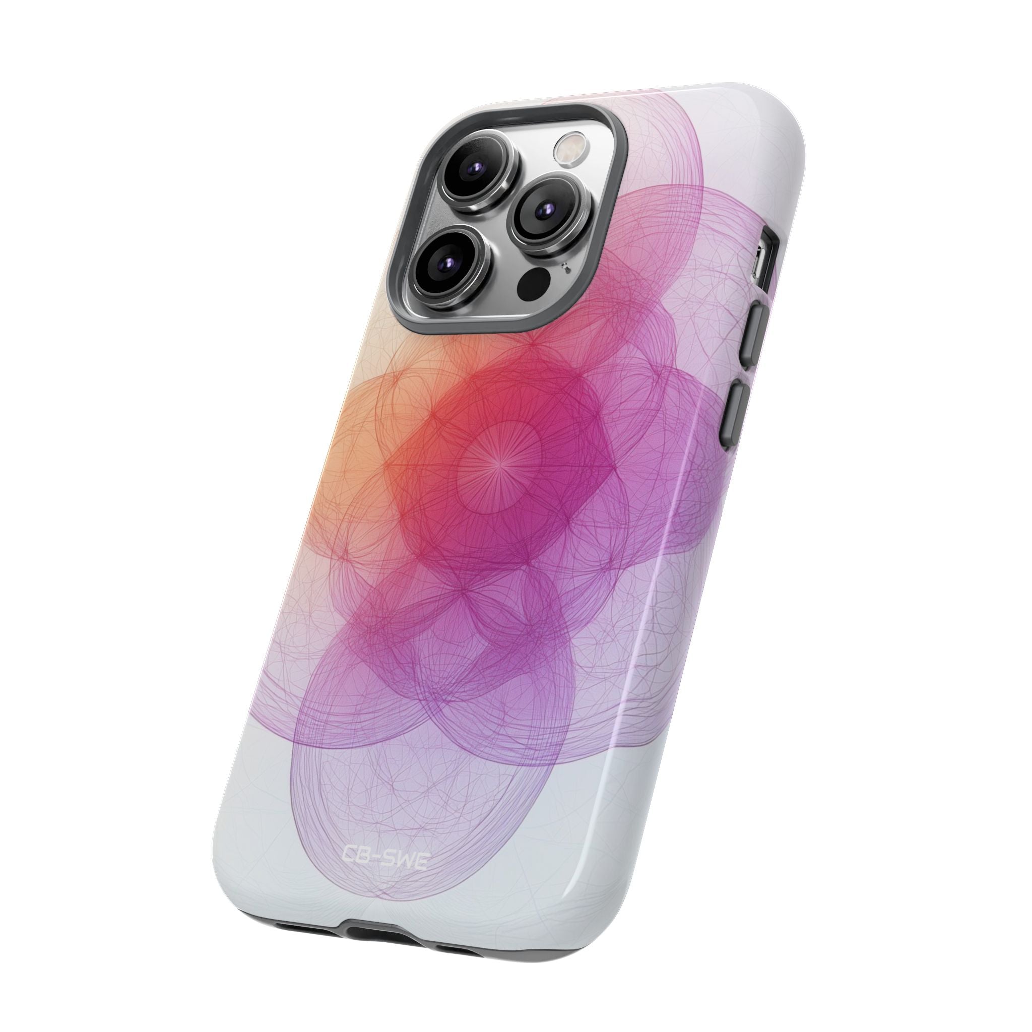 Radiant Circles Expand - iPhone Case