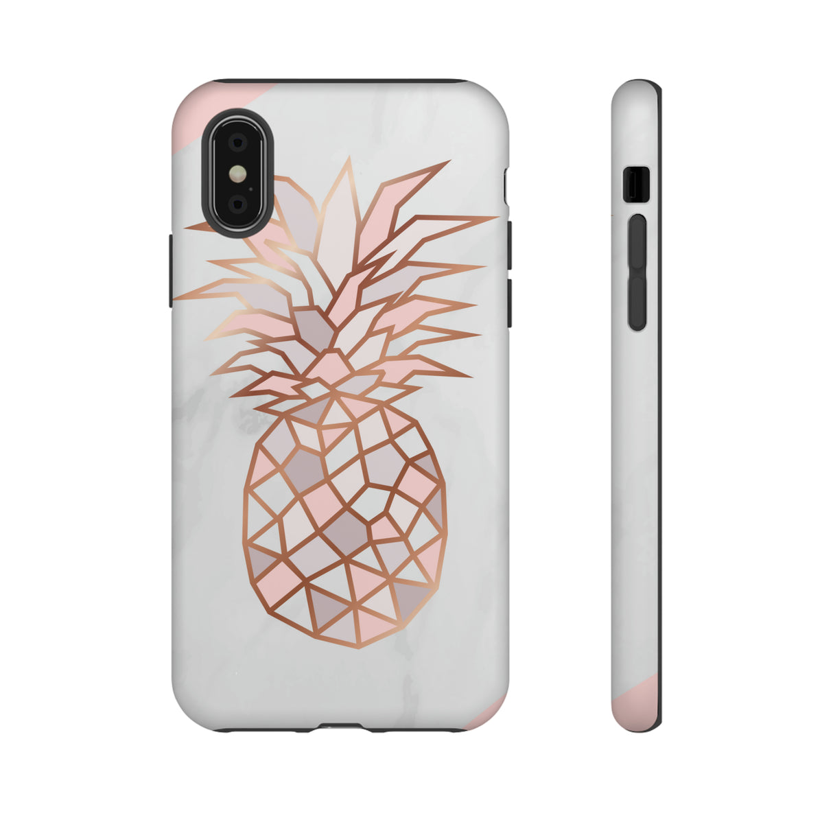 Ananas Roségold - Schutzhülle fürs Handy