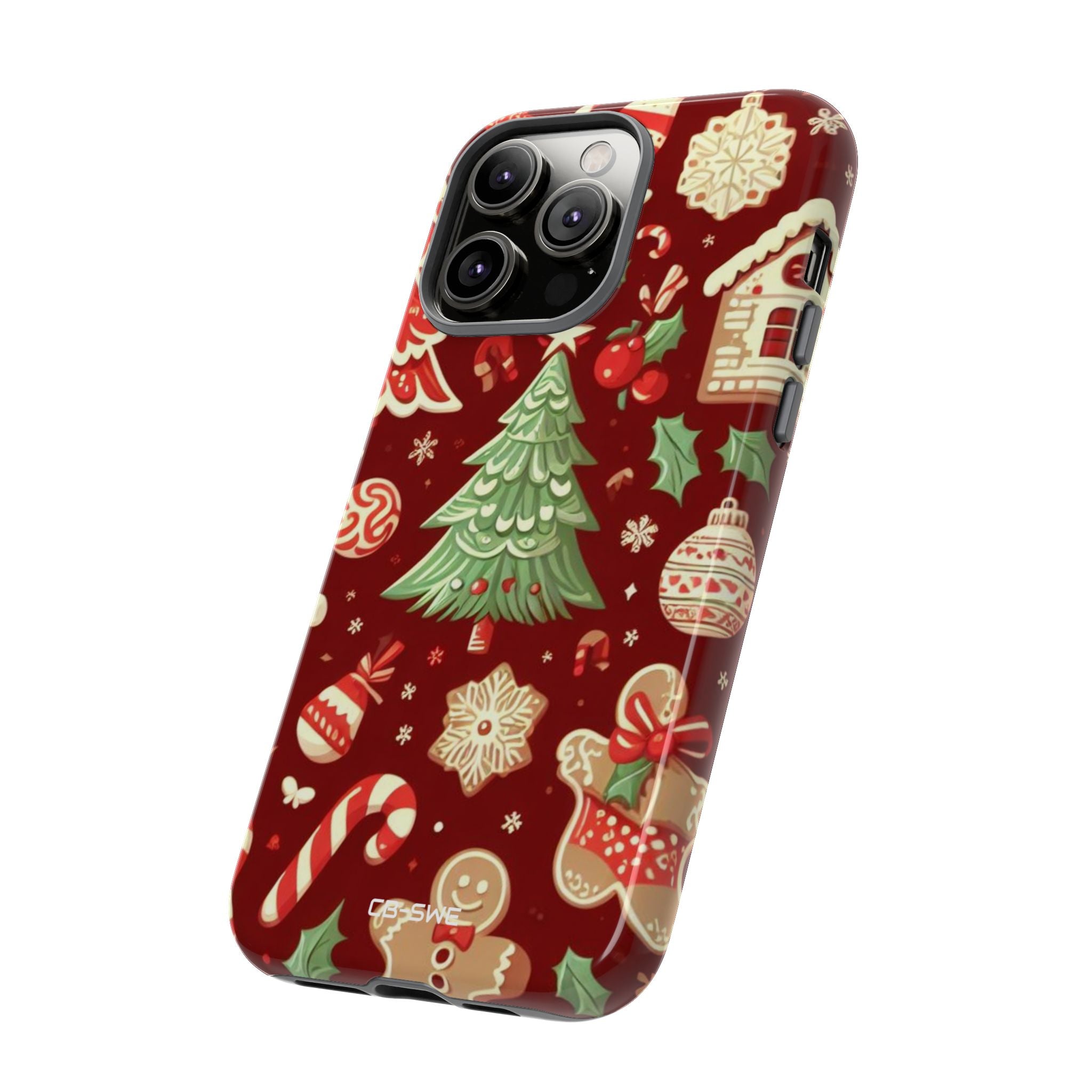 Gingerbread Smiles Shine - iPhone Case
