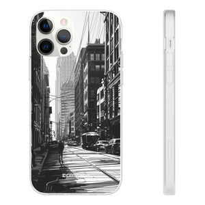 Noir Urban Serenity | Flexible Phone Case for iPhone