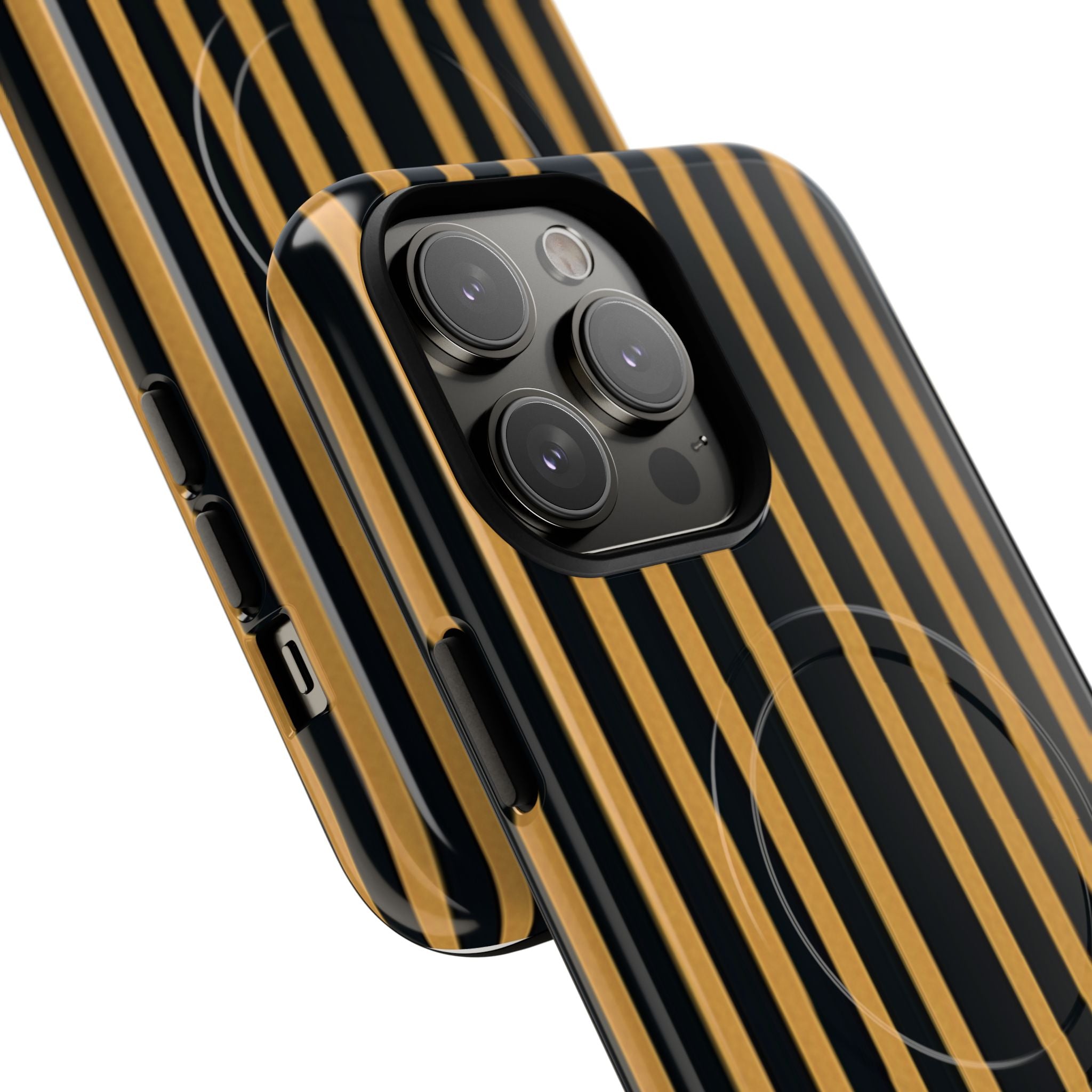 Golden Stripes iPhone 14 Pro Max Case - Tough+