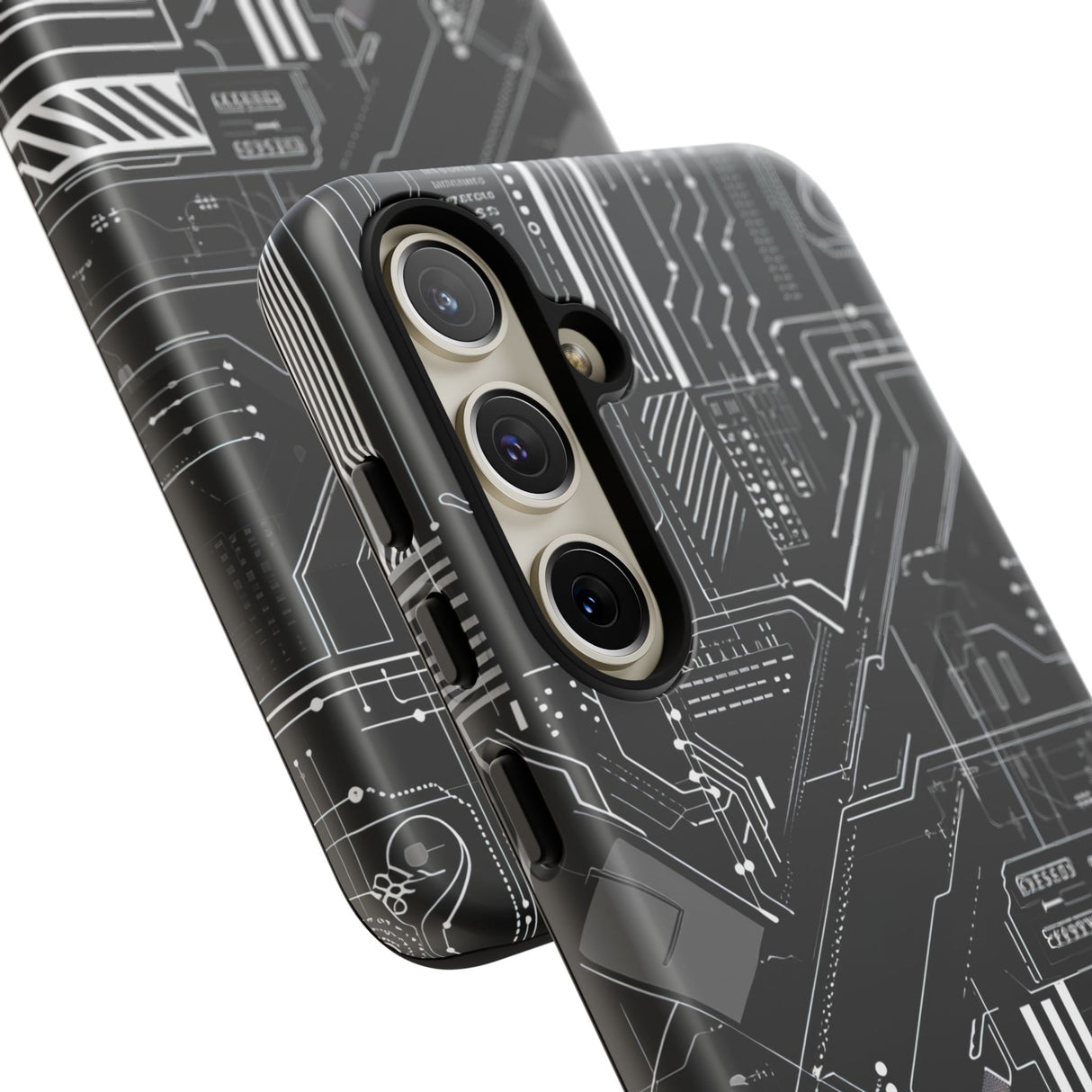 Circuitry Elegance: Futuristic Precision - For Samsung S24