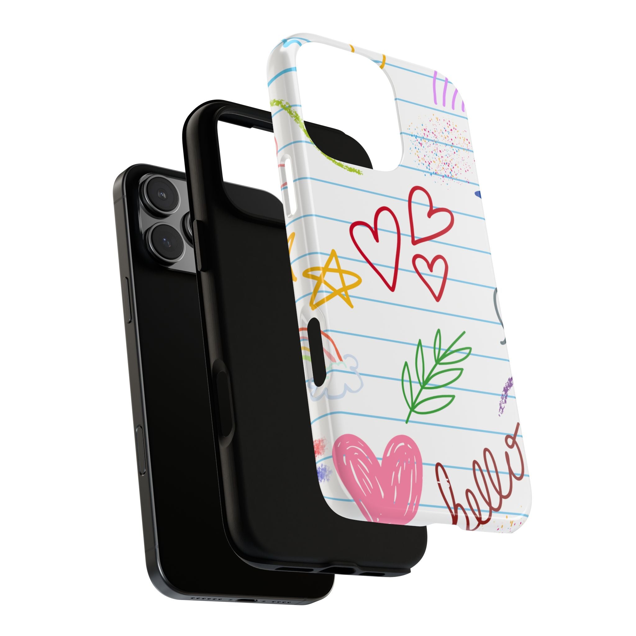 Hearts Dance Happily - iPhone Case