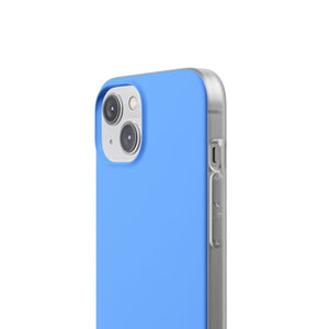 French Sky Blue | Handyhülle für iPhone (Flexible Hülle) 