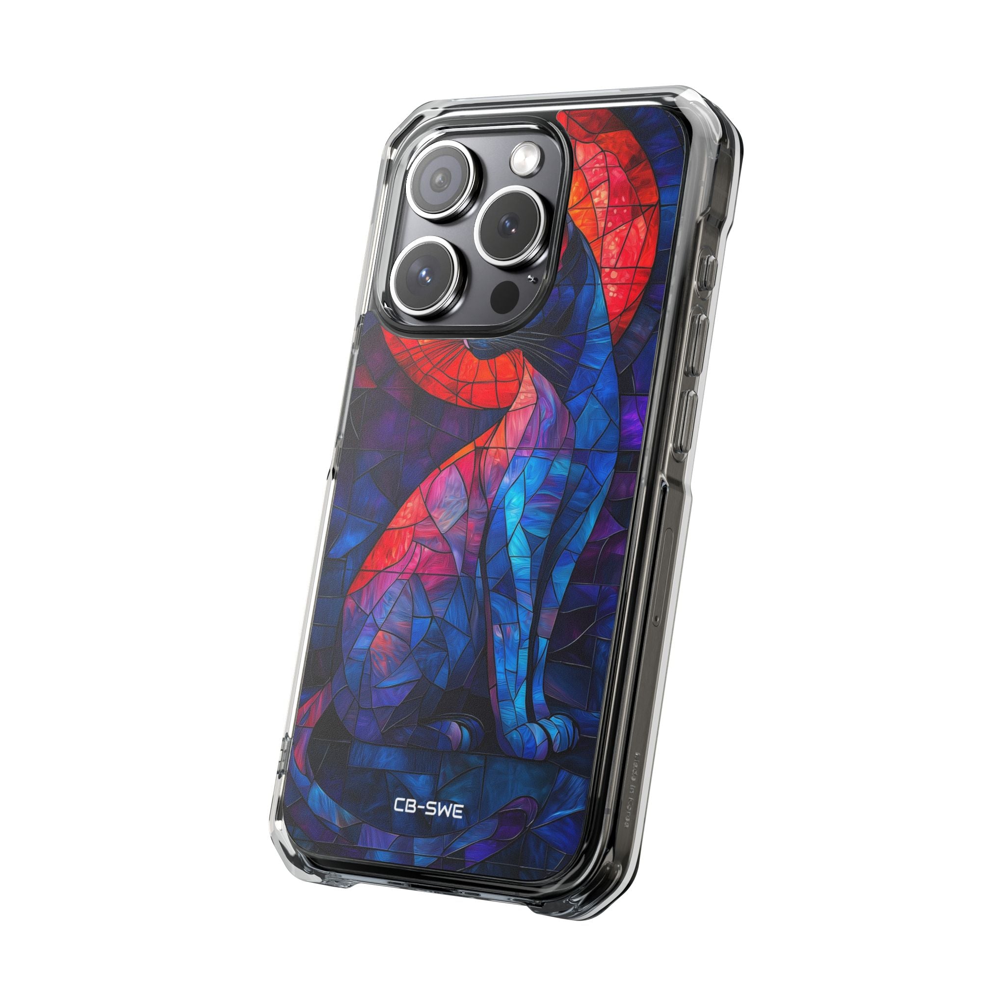 Cat Silhouettes Glow iPhone Case - Impact