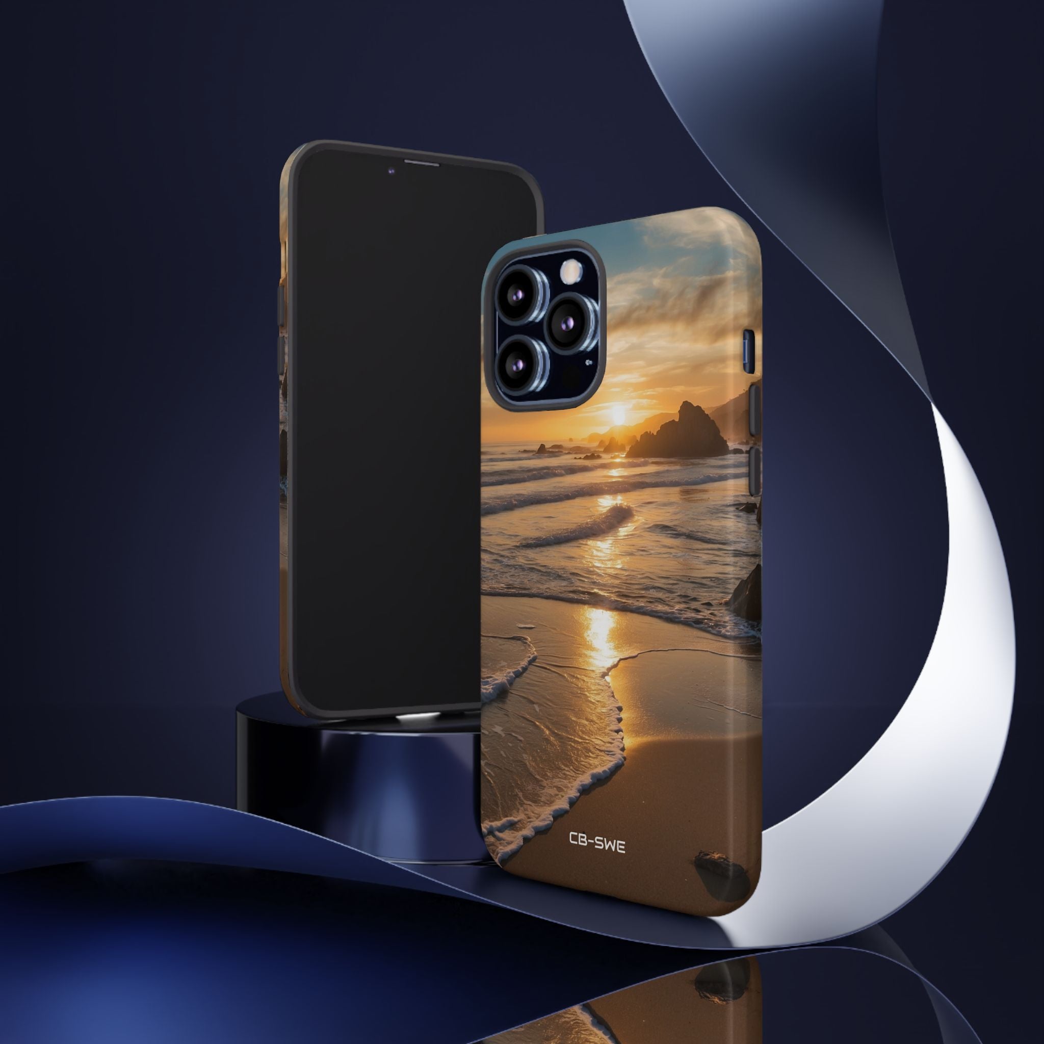Waves Embrace Shore - iPhone Case