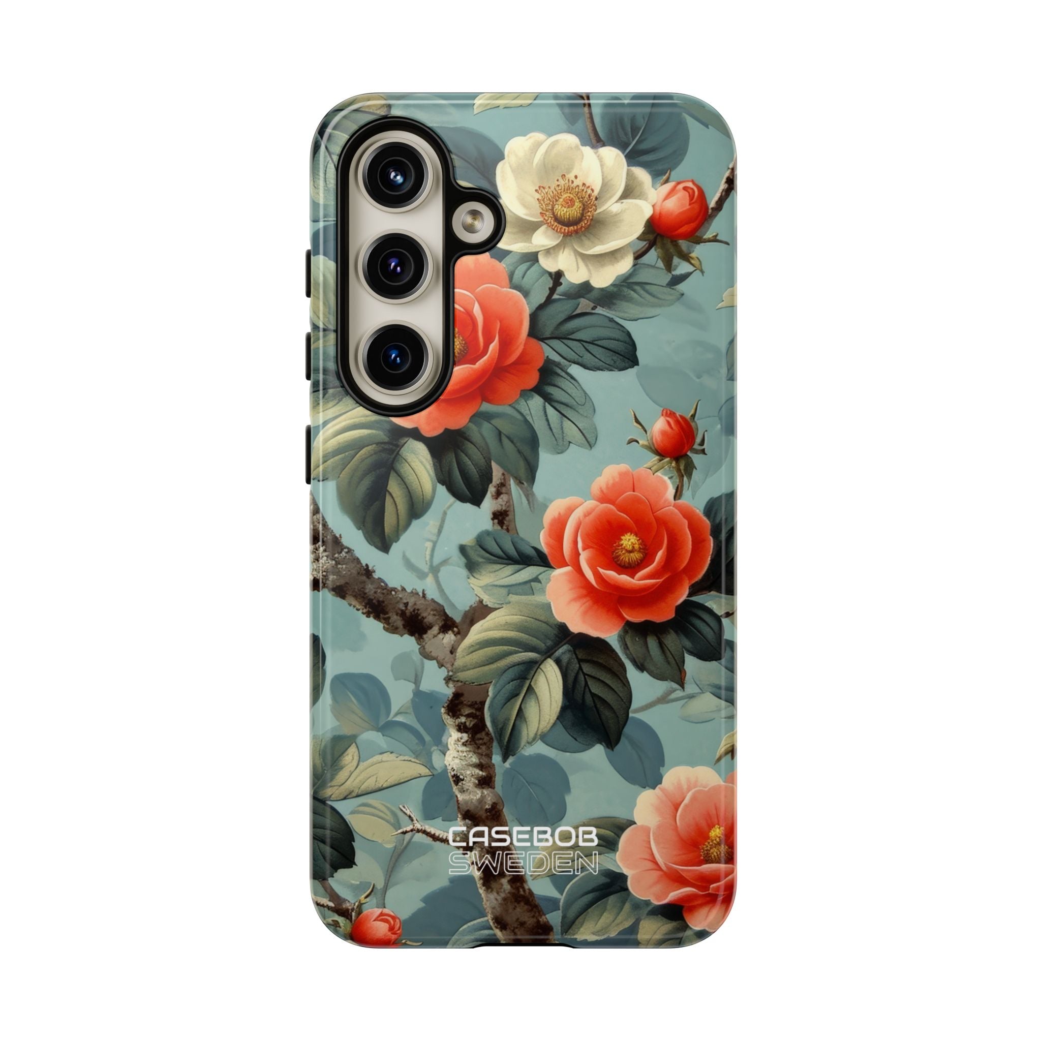 Coral Blossom Tapestry Samsung S24 - Tough