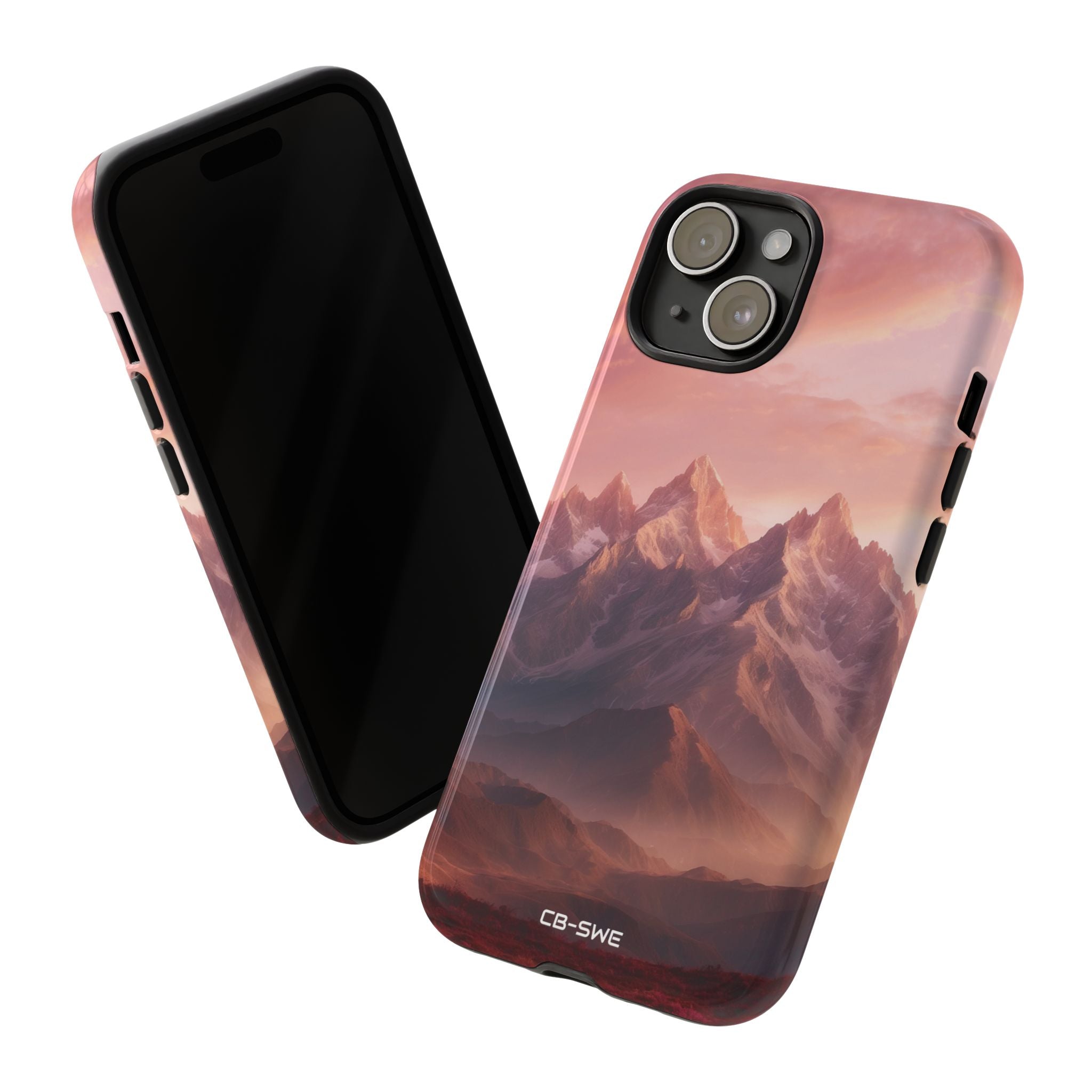 Vibrant Peaks Emerge - iPhone Case