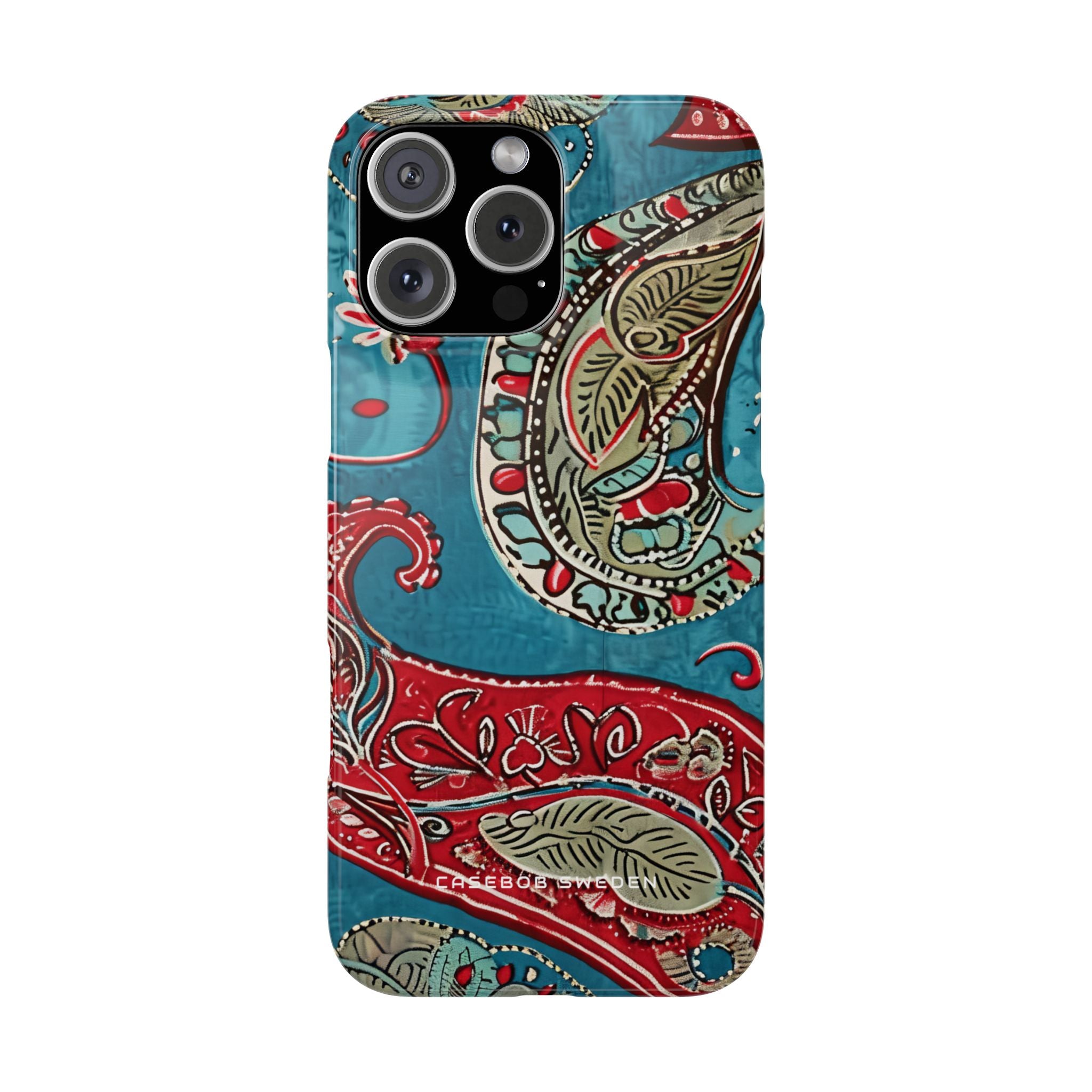 Vintage Paisley Elegance iPhone 16 - Slim Phone Case