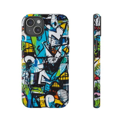 White Ripple Drift iPhone 15 Plus Case - Tough