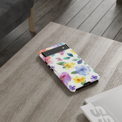 Whimsical Watercolor Florals - Google Pixel Case