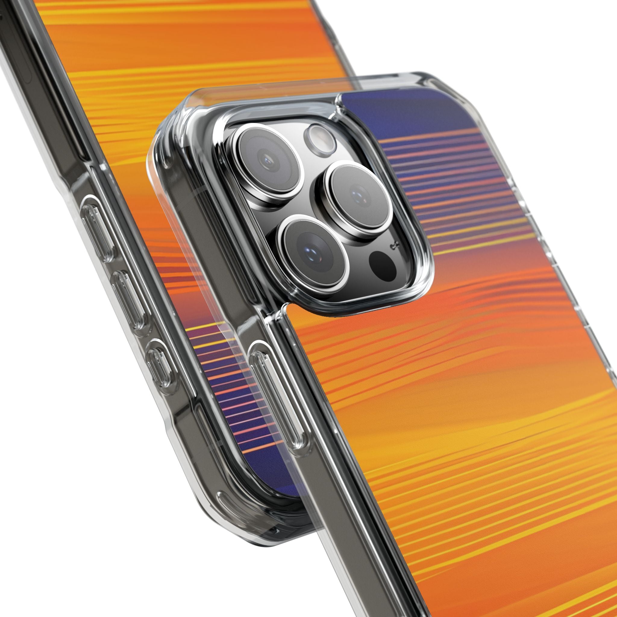 Gradient Sunset Flow iPhone 16 - Clear Impact Phone Case