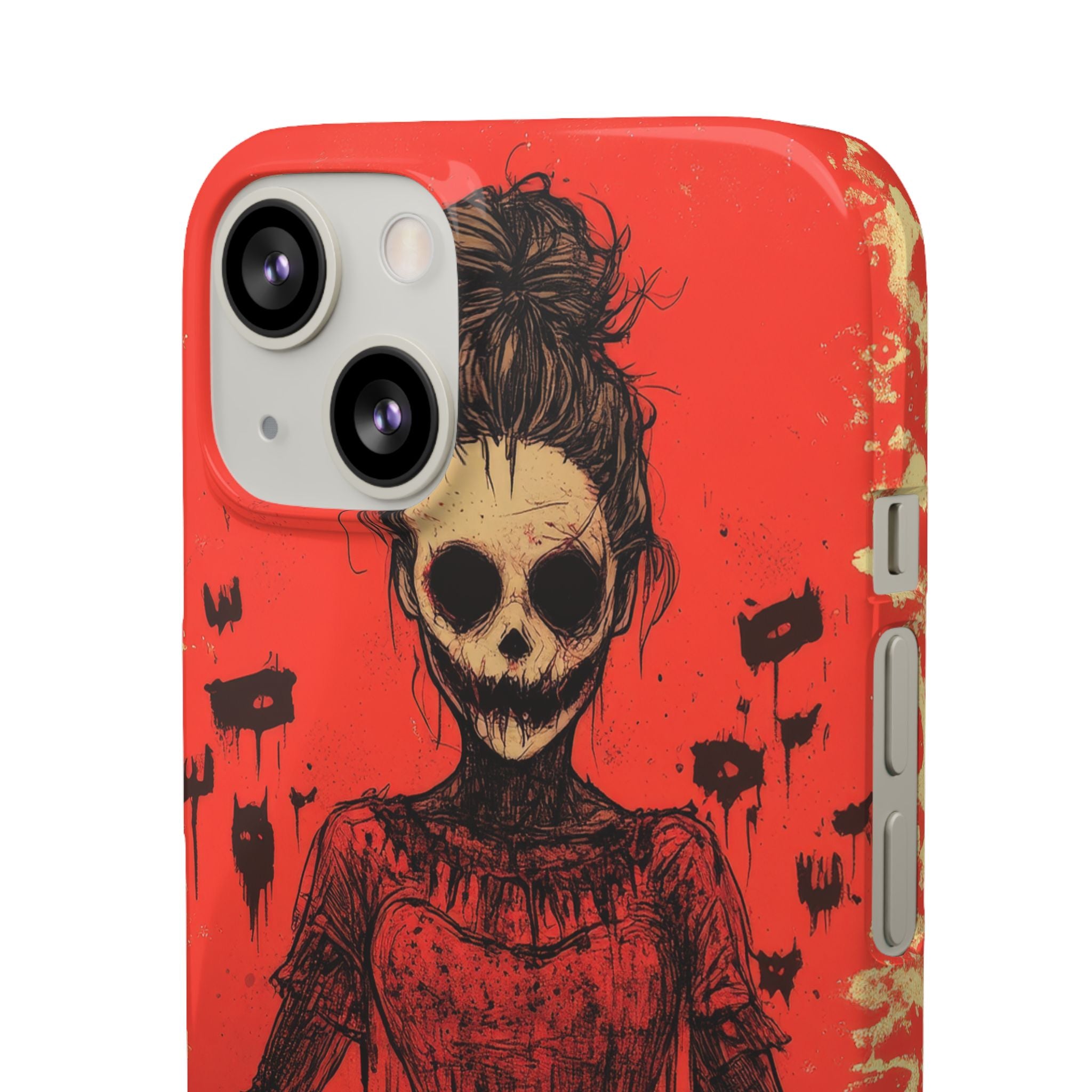 Haunting Scarlet Descent iPhone 13 - Slim Phone Case