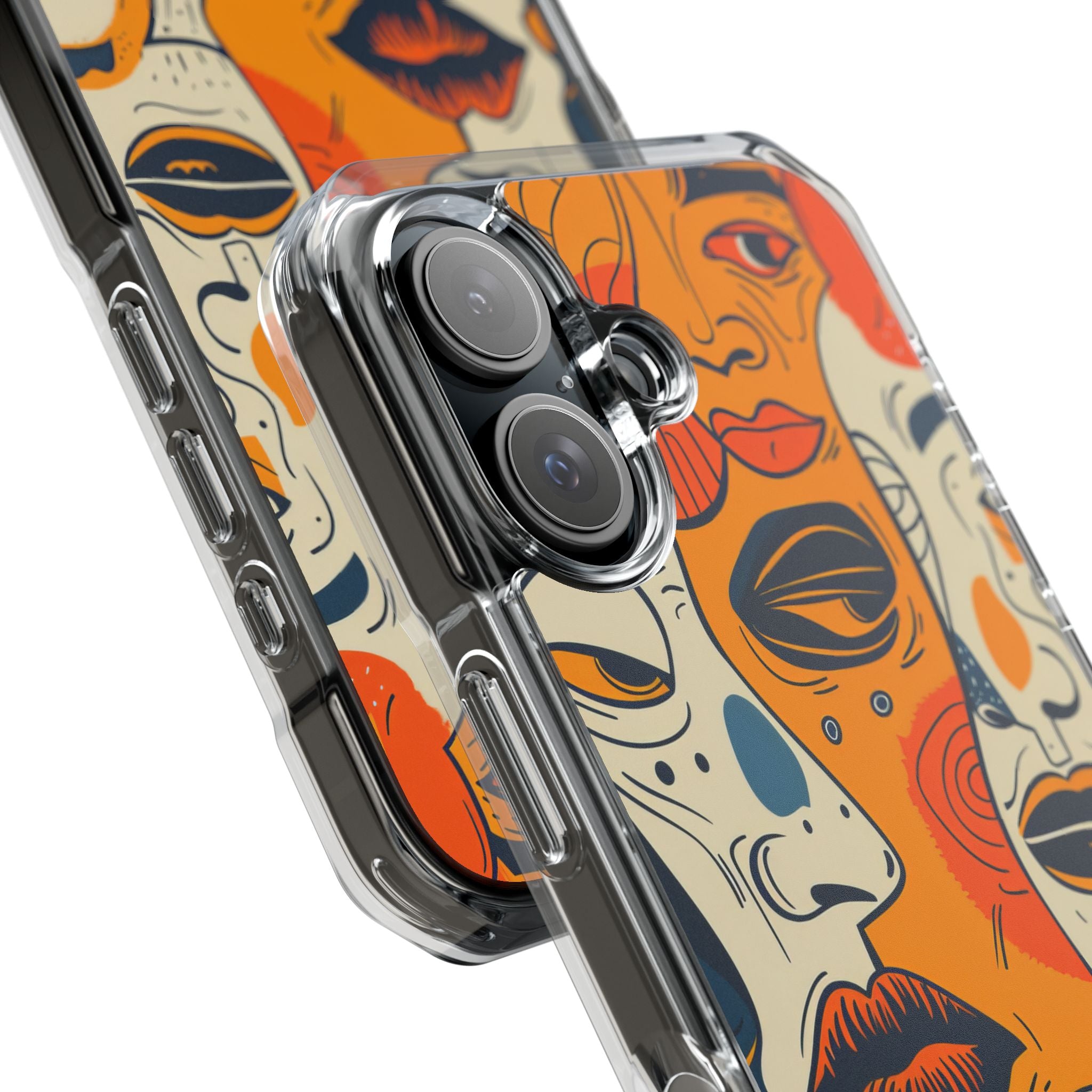 Tangled Faces Sunset iPhone 16 Case - Impact