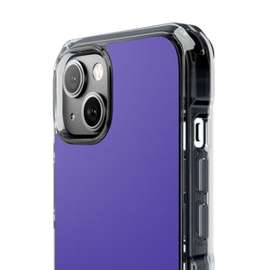 Plump Purple | Handyhülle für iPhone (Clear Impact Case – magnetisch) 