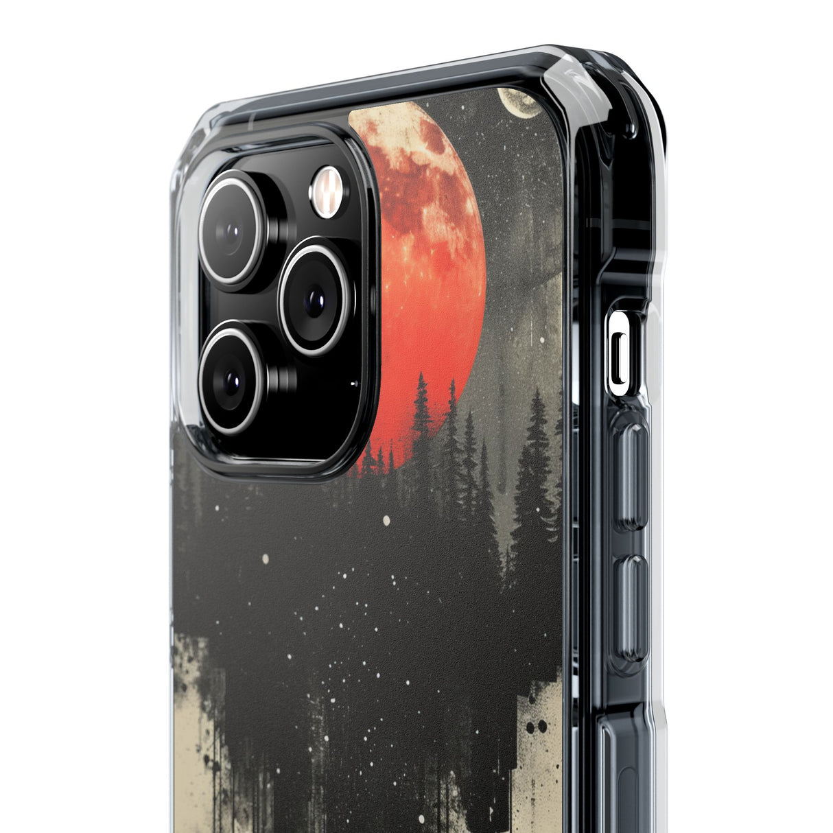 Ethereal Moonscape - Phone Case for iPhone (Clear Impact - Magnetic)