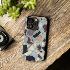 Terrazzo in Green - Protective Phone Case