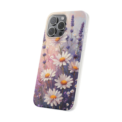 Daisy Lavender Bloom iPhone 15 Pro Max Case - Soft