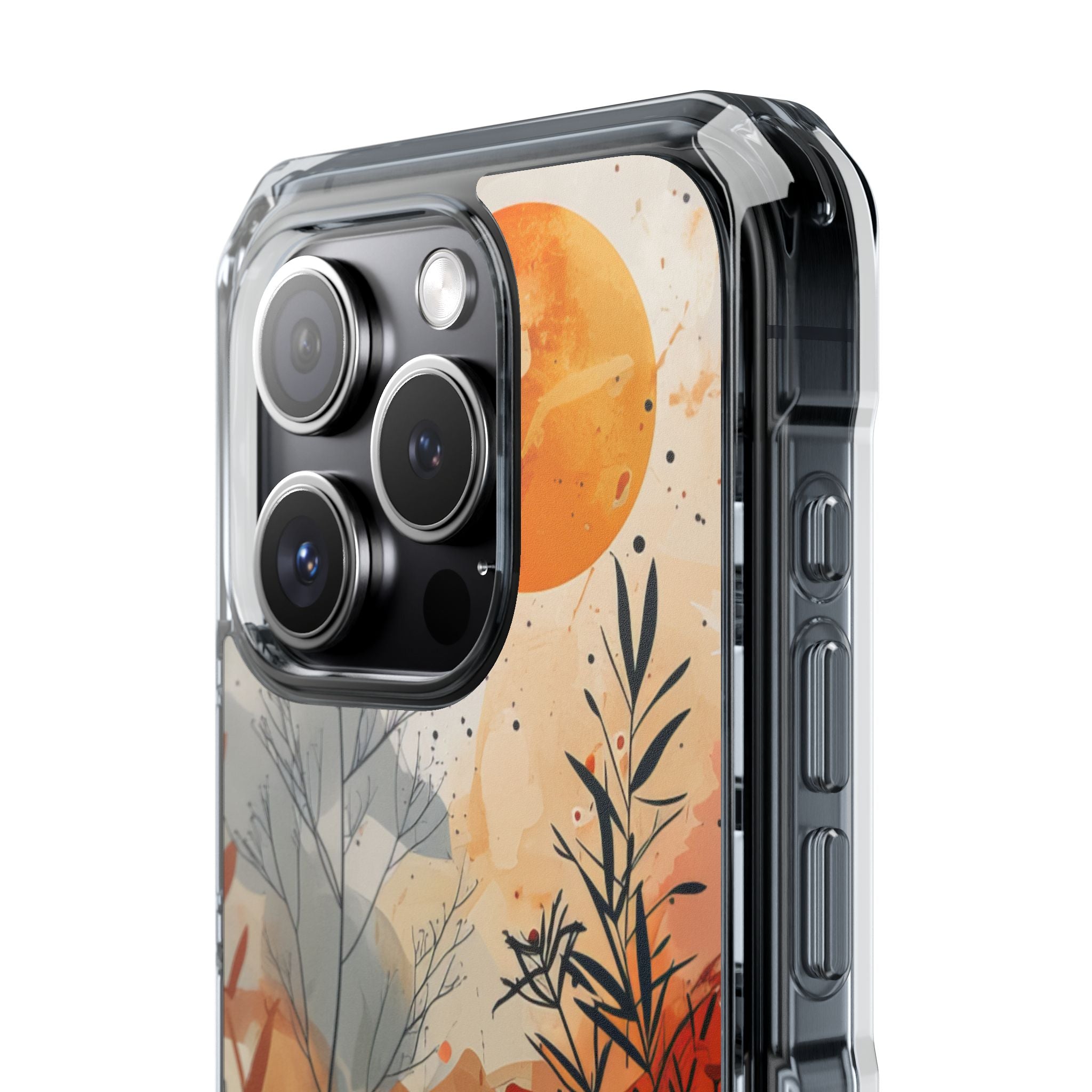Orange Solstice iPhone 15 Pro Case - Impact