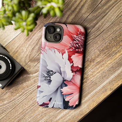 Digital Floral Elegance - iPhone Case