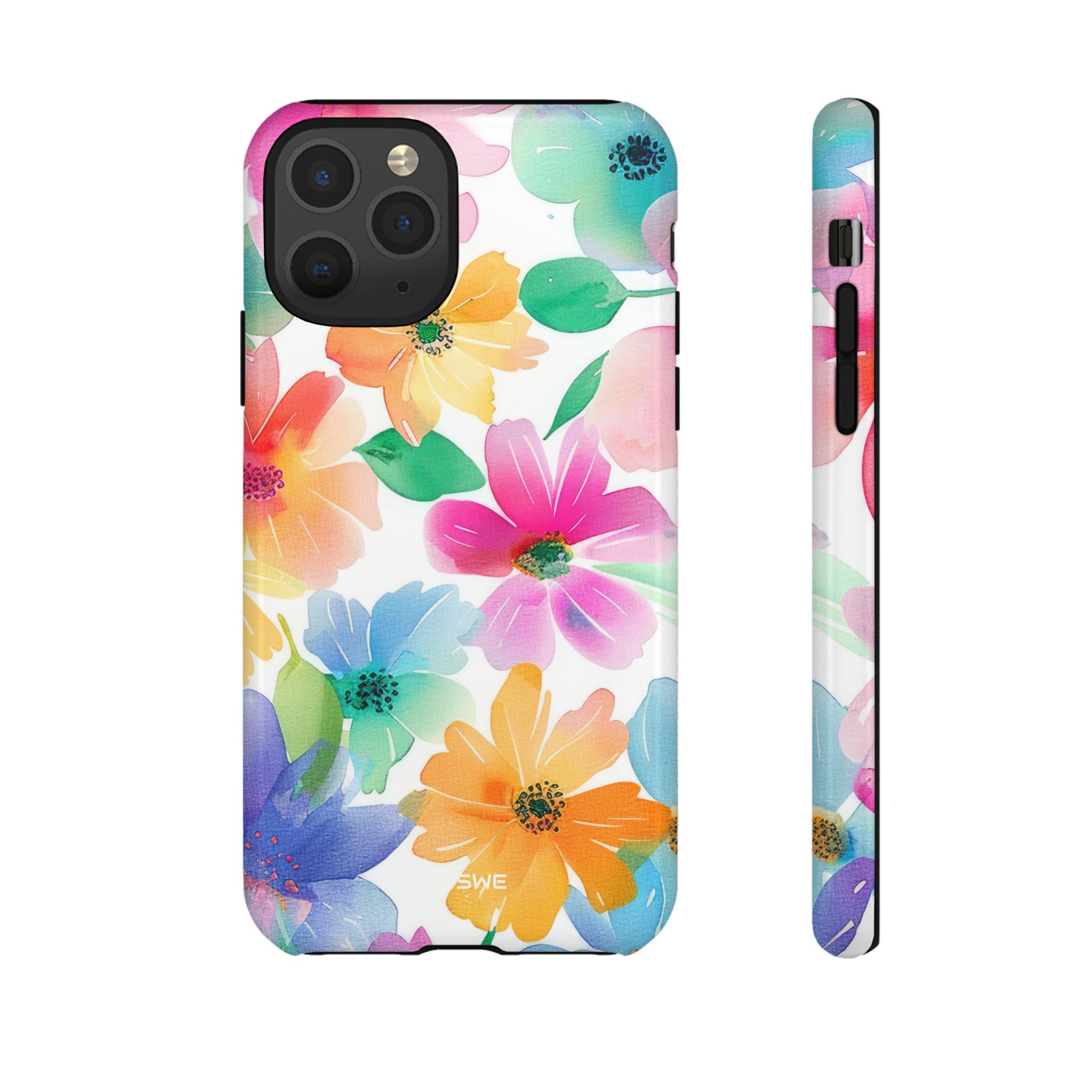 Vibrant Floral Impression - iPhone Case
