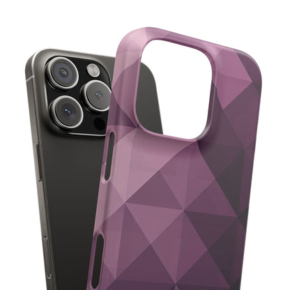 Gradient Purple Mosaic iPhone 16 - Slim Phone Case