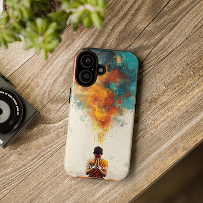 Meditative Glow iPhone 16 Plus Case - Tough