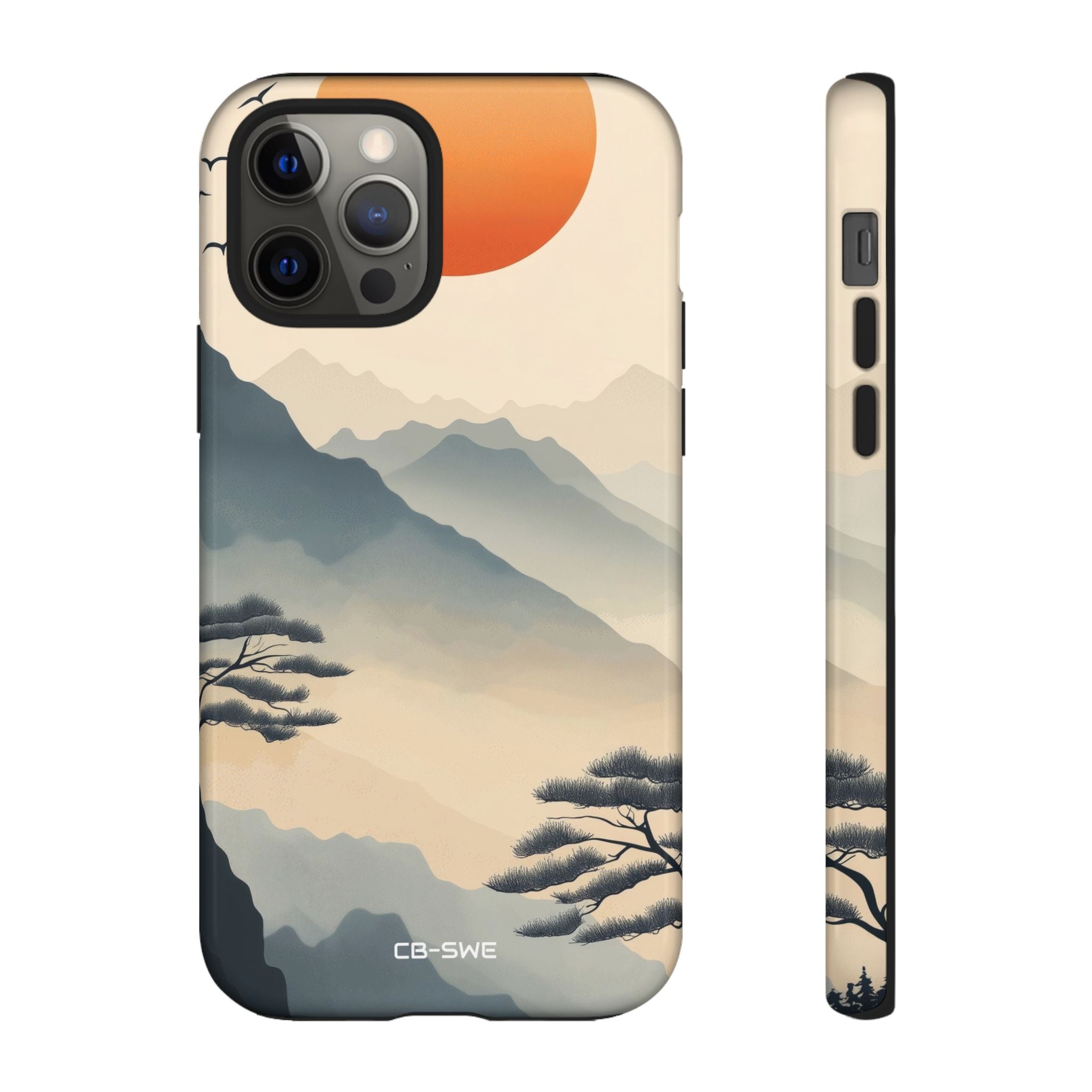 Mountains Embrace Sun - iPhone Case