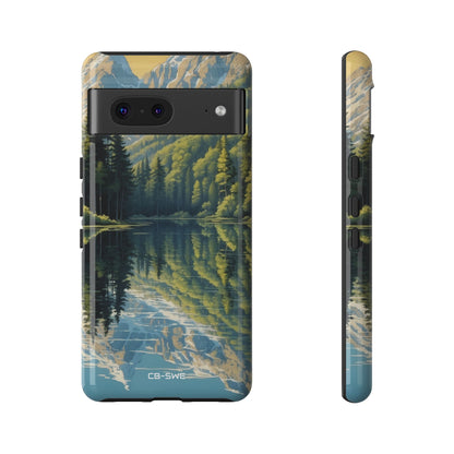 Mountain Peaks Reflect - Google Pixel Case