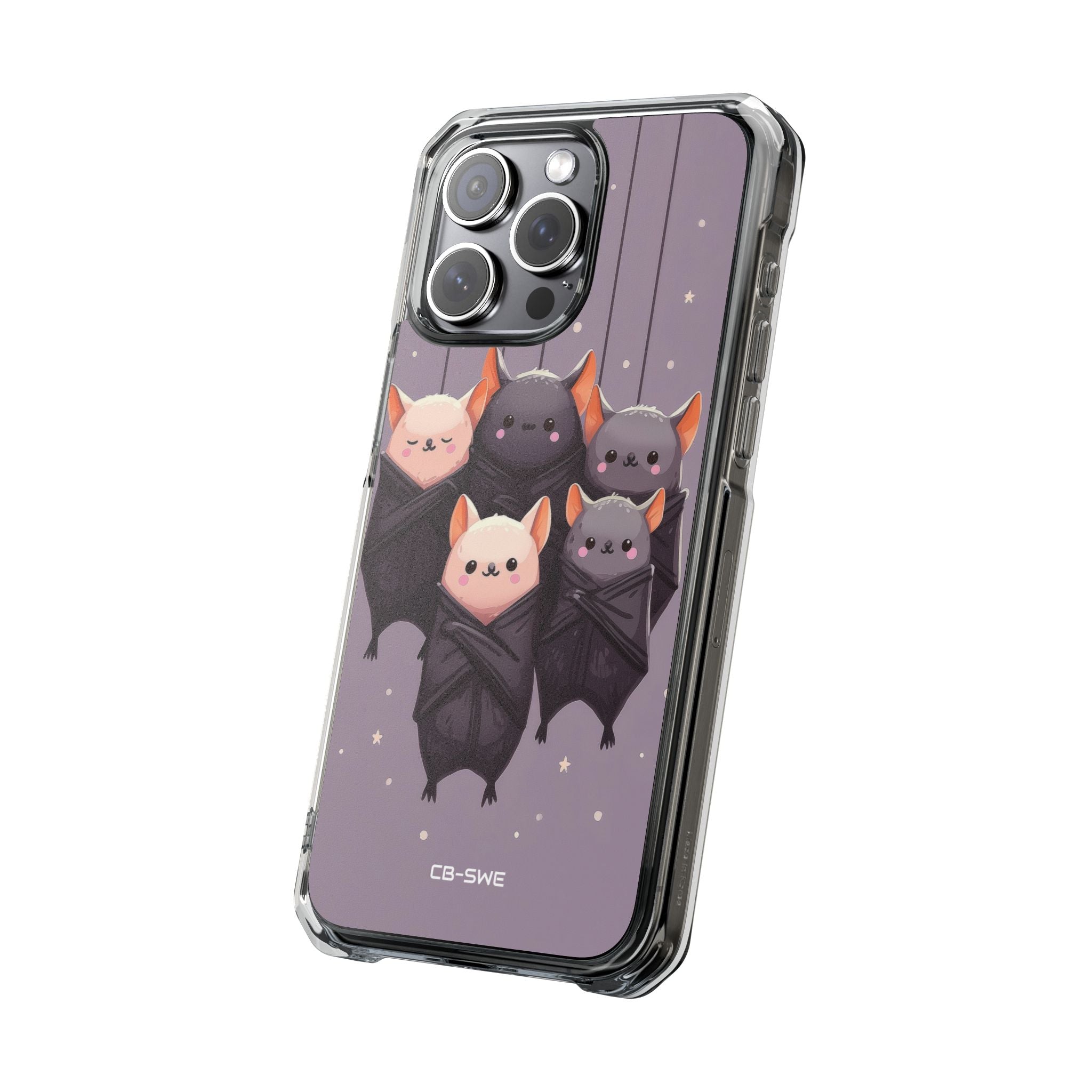 Playful Bats Hang iPhone Case - Impact