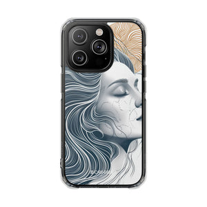 Serene Abstraction - Phone Case for iPhone (Clear Impact - Magnetic)