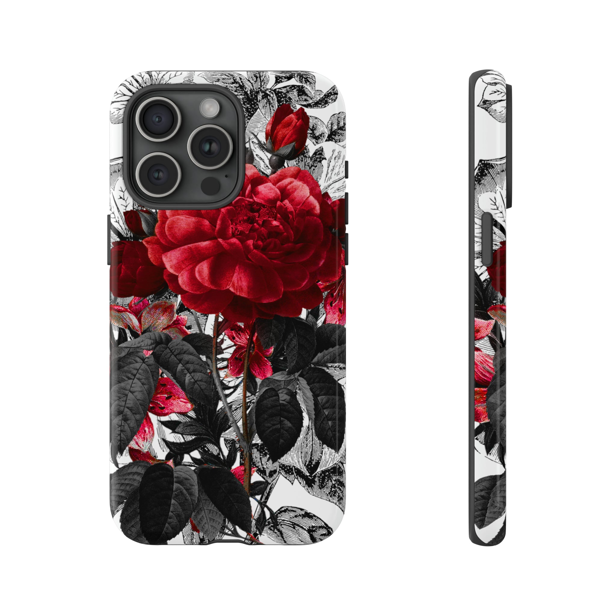 Grunicked Gothic Flower - Protective Phone Case