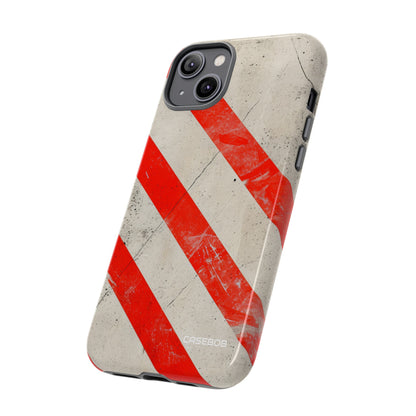 Crimson Line Minimalism - Protective Phone Case